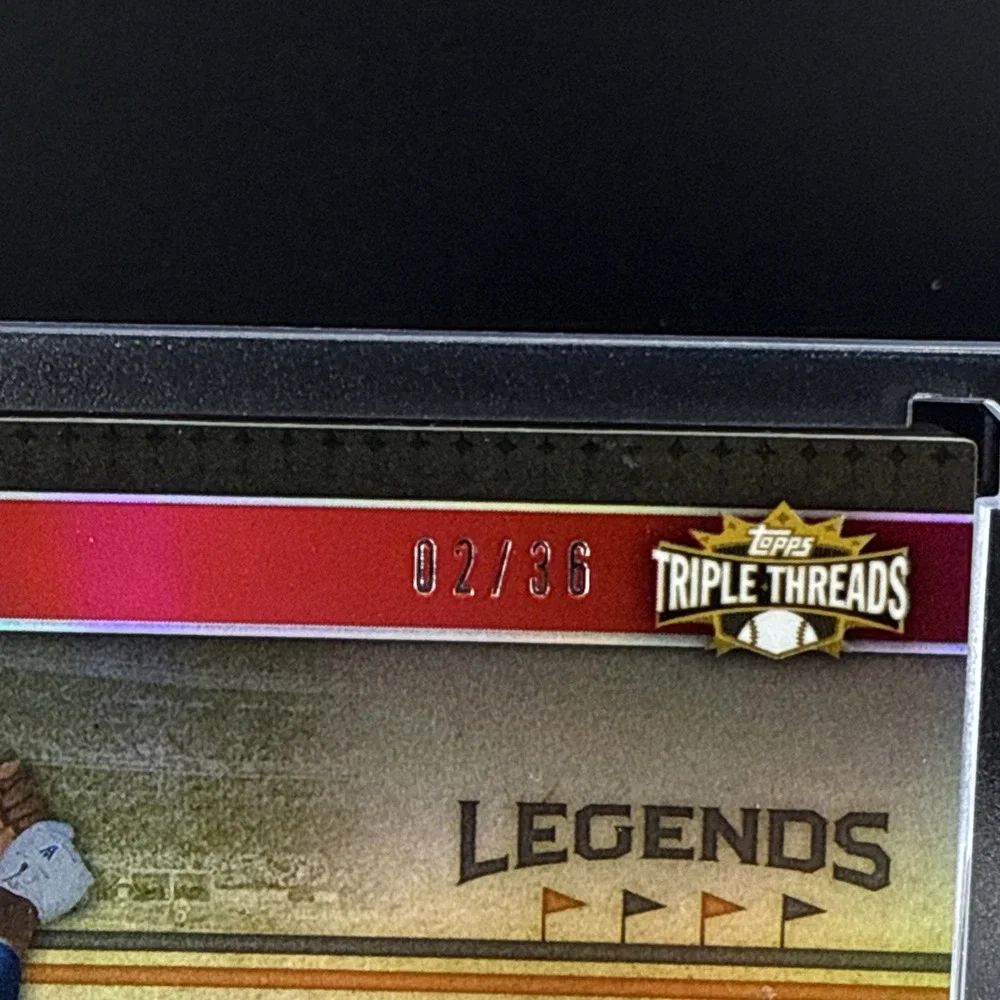 2011 Topps Triple Threads Legends Relics Red /36 Willie McCovey HOF